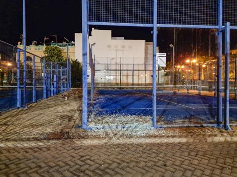 Actos vandálicos en las instalaciones deportivas de Playa de Mogán / CanariasNoticias.es