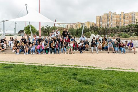 Encuentro de teckel en La Ballena / José Fco. Fernández Belda