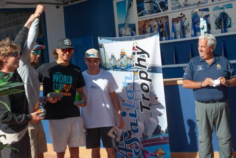 Jorge Padilla y Spela Buh vencieron en el II ASailor Trophy de Wingfoil/ canariasnoticias.es