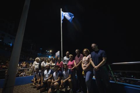 Bandera Azul en la playa de Sardina / CanariasNoticias.es 