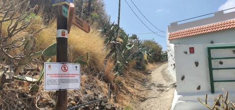 Cerrado el acceso a Tamadaba / CanariasNoticias.es