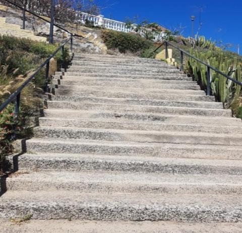 Escaleras del Mirador de Tinocas / CanariasNoticias.es 