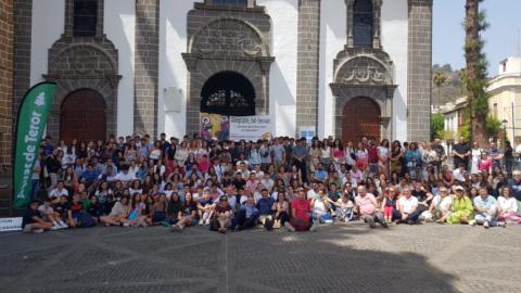 Jóvenes de Madrid en Teror / CanariasNoticias.es 