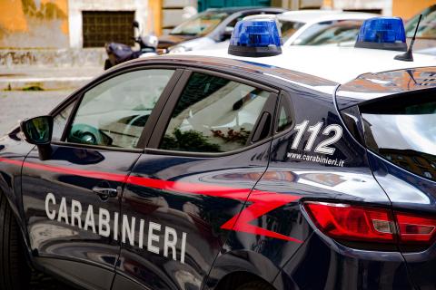 coche policía italiana