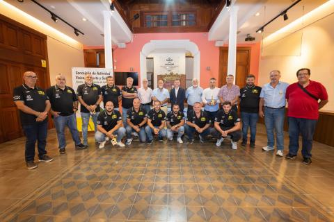 Presentación de los árbitros grancanarios de Lucha Canaria 