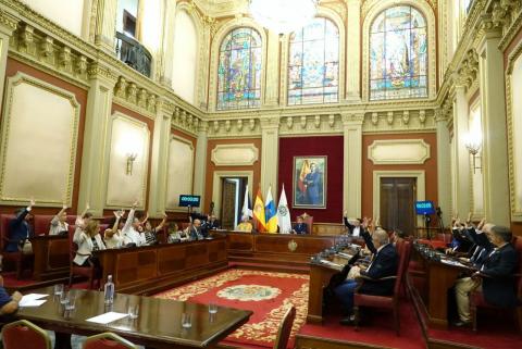 Pleno del Ayuntamiento de Santa Cruz de Tenerife / CanariasNoticias.es 