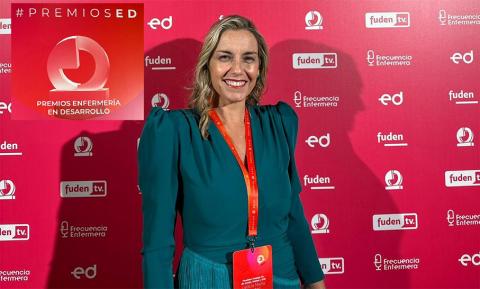 Leticia Benítez recoge el premio / CanariasNoticias.es 