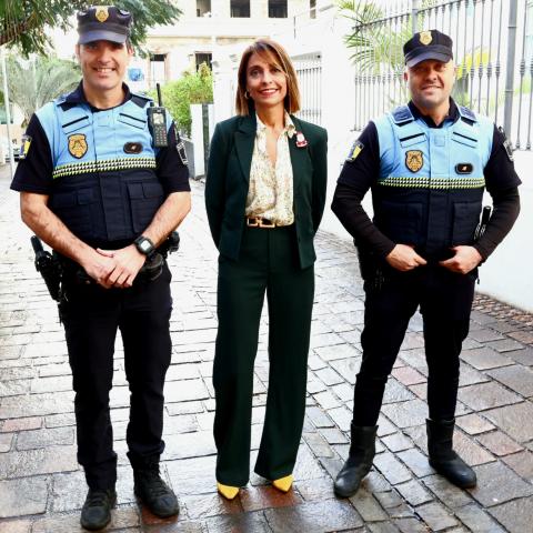 Chalecos balísticos de la Policía / CanariasNoticias.es 