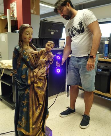Digitalización de la Virgen del Pino / CanariasNoticias.es 