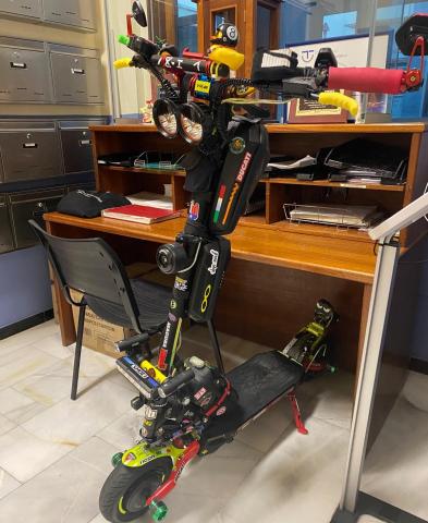 Patineta eléctrica interceptada / CanariasNoticias.es Patineta eléctrica interceptada / CanariasNoticias.es