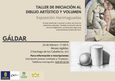 Taller de dibujo en Museo Agáldar 