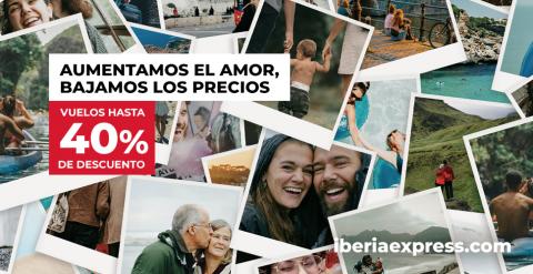Descuentos en Iberia Express por San Valentín 