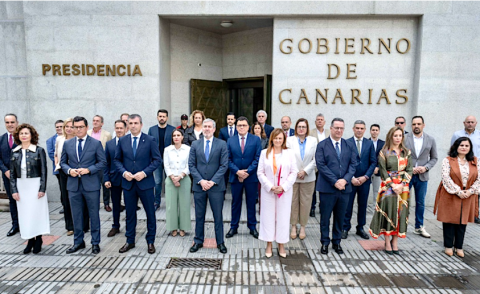 Minuto de silencio Gobierno de Canarias 