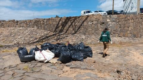 Limpieza de barrancos en Telde/ canariasnoticias.es