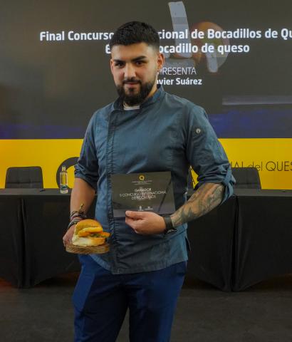 Kevin Díaz ganador Concurso "El Mejor Bocadillo de Queso de España" / CanariasNoticias.es 
