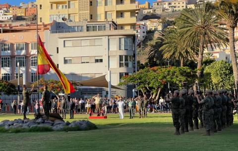 Arriado de Bandera en La Gomera / CanariasNoticias.es 