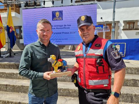 Premio Bombero Forestal Presa / CanariasNoticias.es 