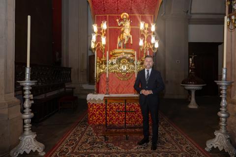 Presentación restauración de la imagen de Santiago de Los Caballeros