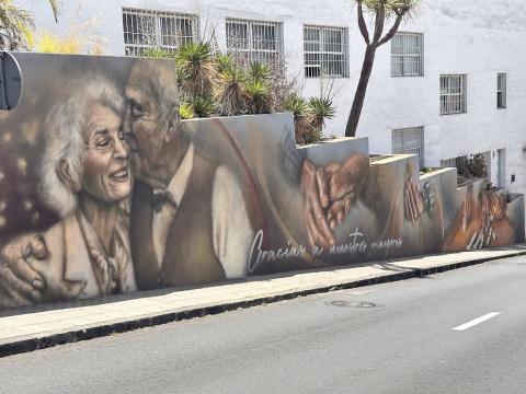 Mural de Santa Cruz de La Palma / CanariasNoticias.es 