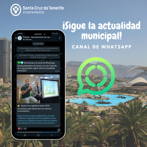 WhatsApp Ayto. Santa Cruz de Tenerife / CanariasNoticias.es 