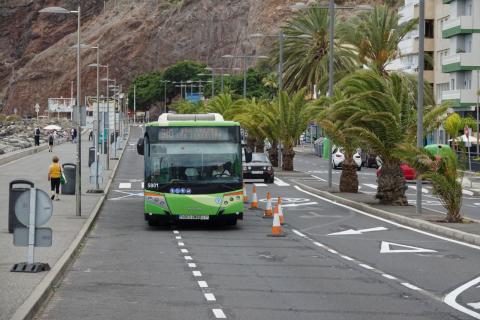 Carril bus a Las Teresitas / CanariasNoticias.es 