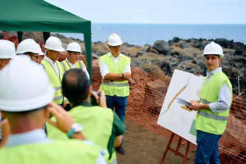 Visita al falso túnel de Pie de Bascos / CanariasNoticias.es 