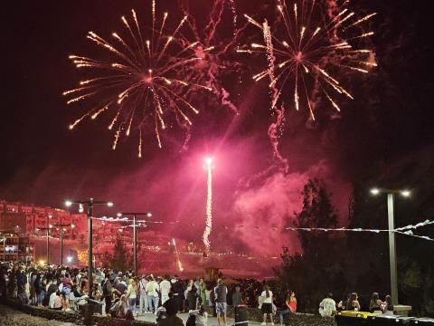 Fuegos artificiales de Melenara / CanariasNoticias.es 