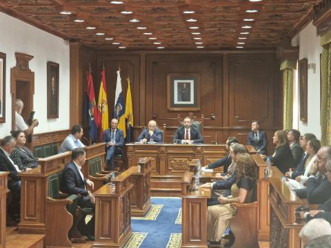 Visita oficial del Cabildo de Gran Canaria a Telde 