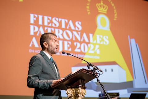 Francisco García pregona Fiestas de Adeje / CanariasNoticias