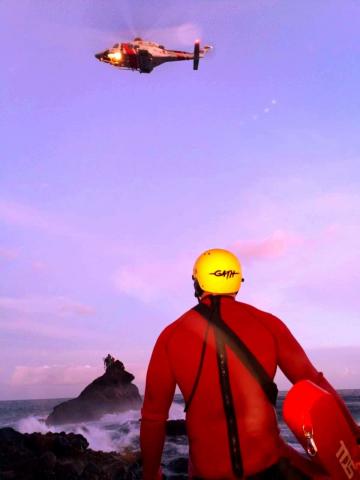 Rescate en el Roque de La Resbalada