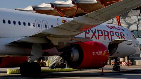 Avión de Iberia Express