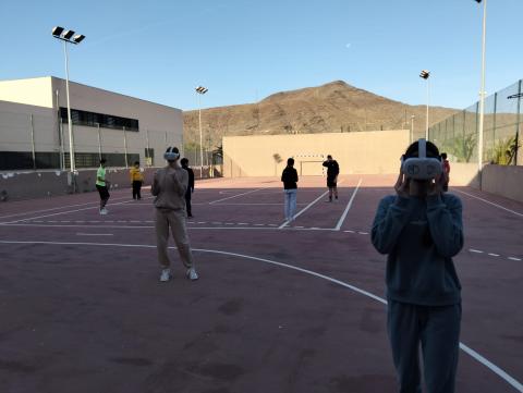 Gafas de realidad virtual en el programa ‘No Olvides Lo Nuestro’