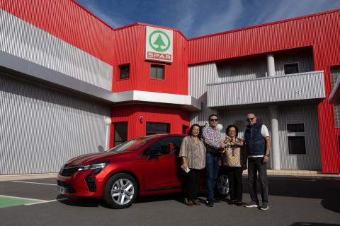 Spar Gran Canaria entrega Renault Clio 