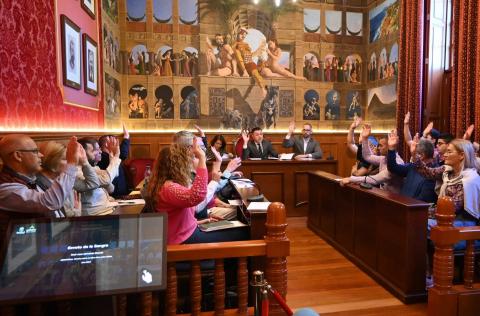 Pleno Ayuntamiento de Gáldar/ canariasnoticias.es