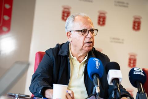Casimiro Curbelo, presidente del Cabildo de La Gomera